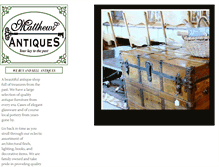 Tablet Screenshot of mathewsantiques.com